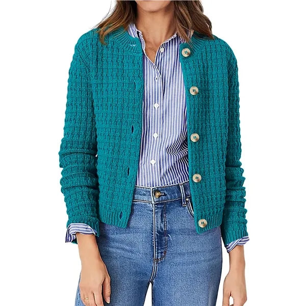 Women's Fashion Casual Open Front Long Sleeve Knit Coat