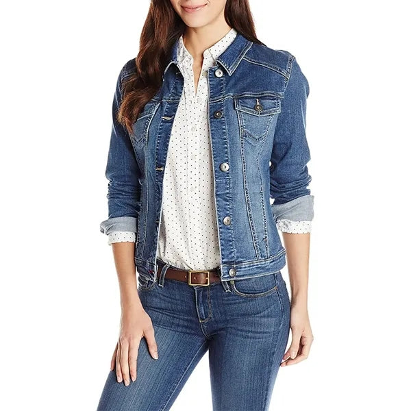 Women Distressed Jean Jackets