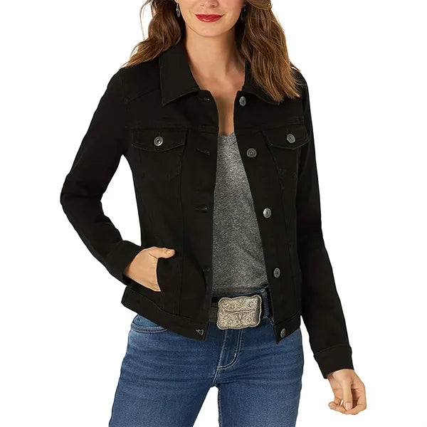 Women Distressed Jean Jackets