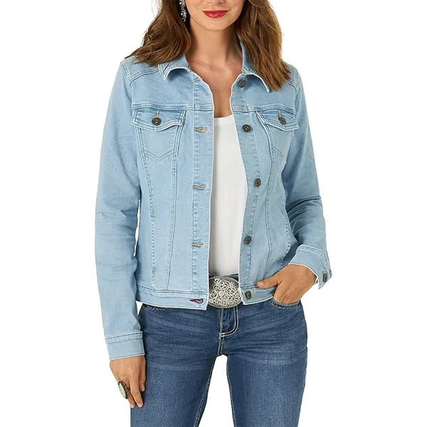 Women Distressed Jean Jackets