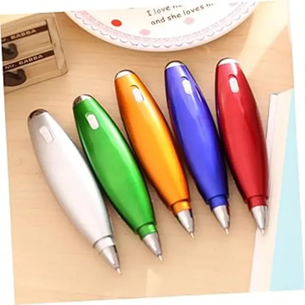 Ballpoint Pens With Sticky Note, Lanyard Pen With Led