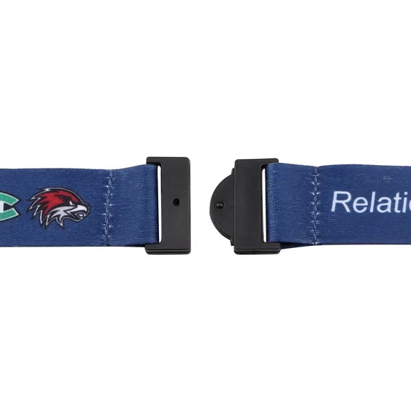 1" Polyester Breakaway Lanyard for ID Badges W/ Lobster Claw