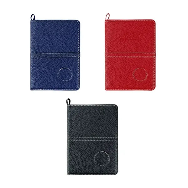 Golf Scorecard Holder with Elastic Band and Card Slots