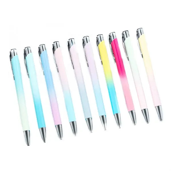 Gradient Color Ballpoint Pen with Metal Clip