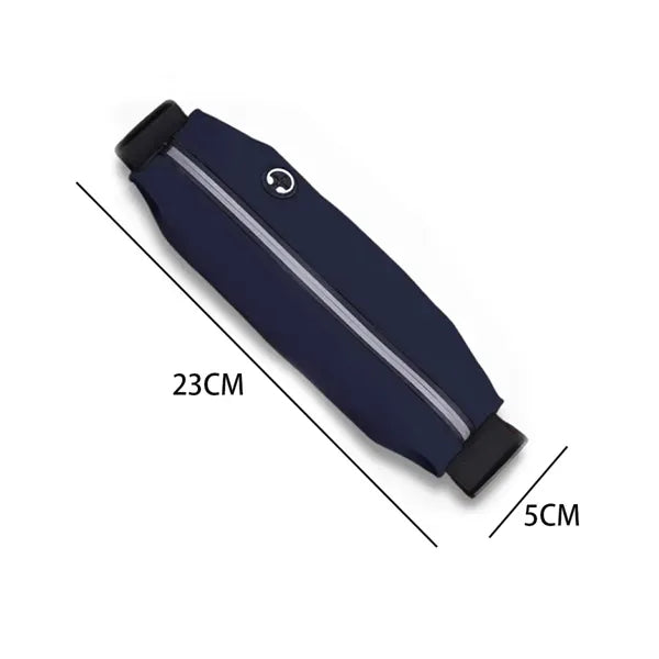 Reflective Running Waist Pack with Earphone Port