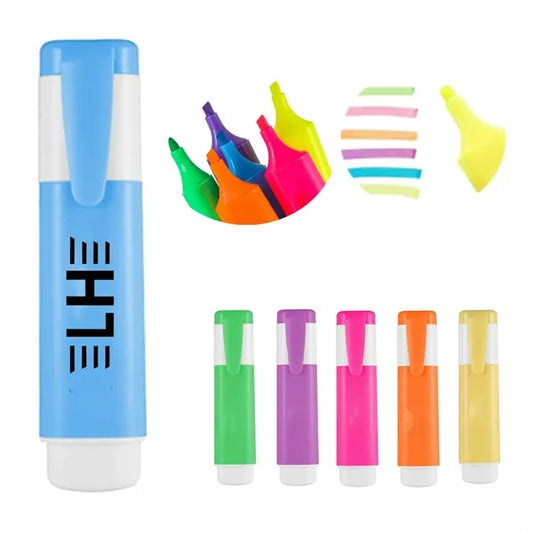 Six Color Highlighter Pen Set