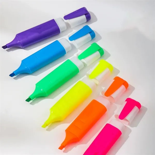 Six Color Highlighter Pen Set