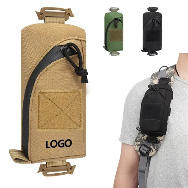 Tactical Backpack Shoulder Strap Pouch