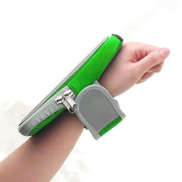 Touchscreen Sports Armband Phone Pouch with Dual Zipper