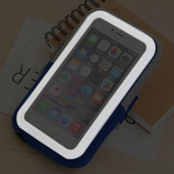Touchscreen Sports Armband Phone Pouch with Dual Zipper