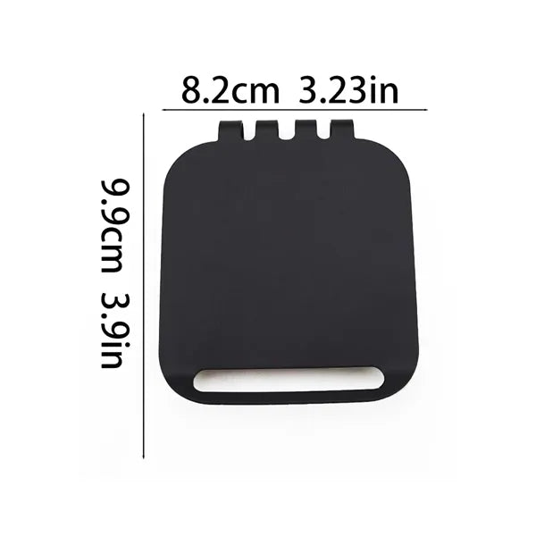Magnetic Golf Towel and Rangefinder Clip with Metal Backing