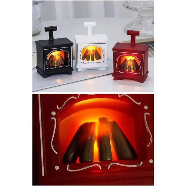 Creative Home Decor LED Miniature Luminous Fireplace Light