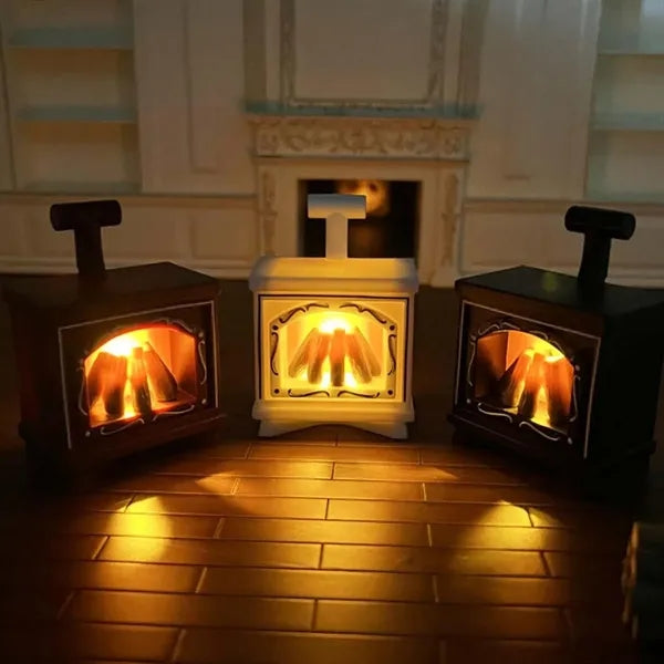 Creative Home Decor LED Miniature Luminous Fireplace Light