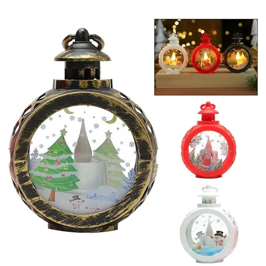 LED Christmas Decorations Round Light