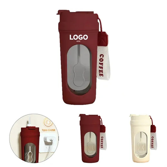 Tritan Bottles 15oz Rechargeable Vortex Portable Mixer
