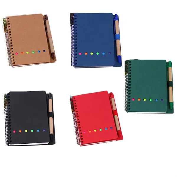 Spiral Notebook With Pen