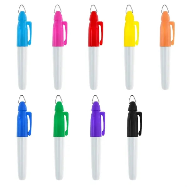 Mini Whiteboard Marker with Clip and Hanging Hook