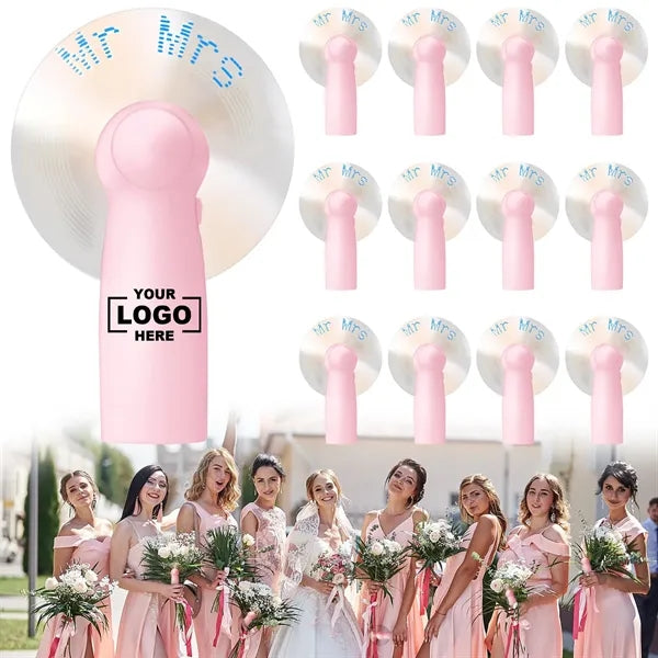 LED Display Hand Fan Rechargeable