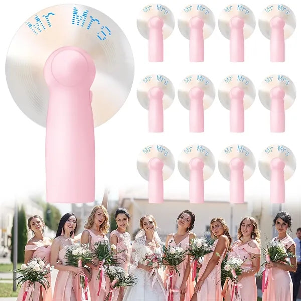 LED Display Hand Fan Rechargeable