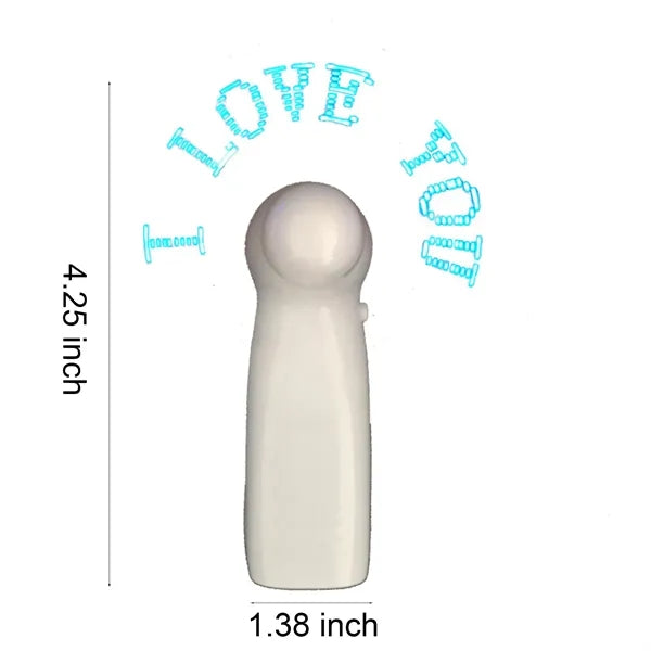 LED Display Hand Fan Rechargeable