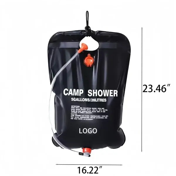 20L/676oz Portable Camping Shower Bag