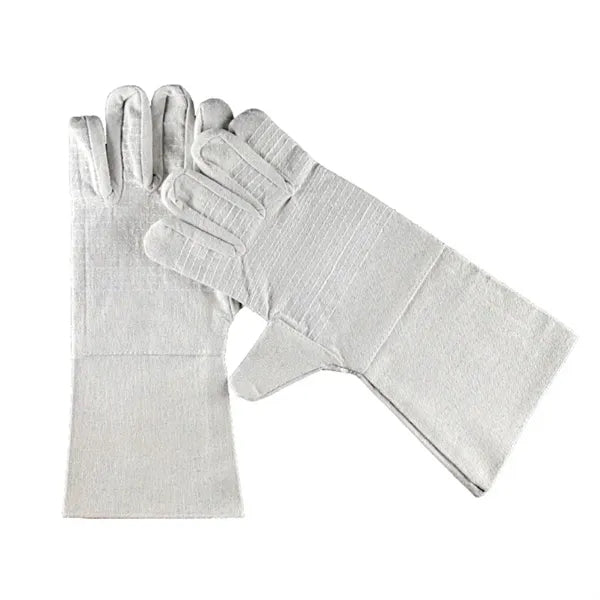 Extended Heat Resistant Welding Gloves for Industrial Safety