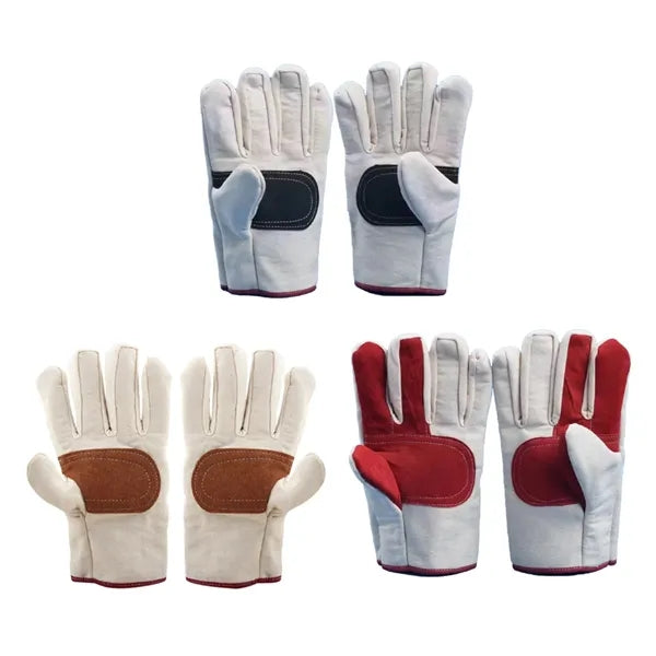 Canvas Work Gloves with Reinforced Palm and Fingertips