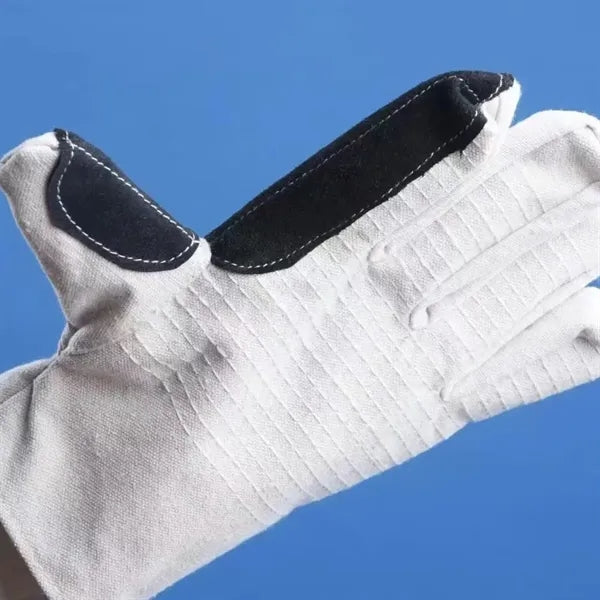 Canvas Work Gloves with Reinforced Palm and Fingertips