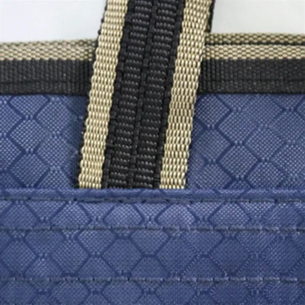 Durable Office Document Bag with Handles and Zipper Pocket