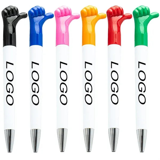 Cartoon Thumb-Shaped Colorful Smooth-Writing Ballpoint Pen
