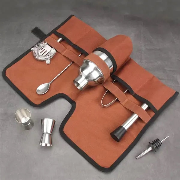 Foldable Tool Roll Organizer with Multi Pocket Design