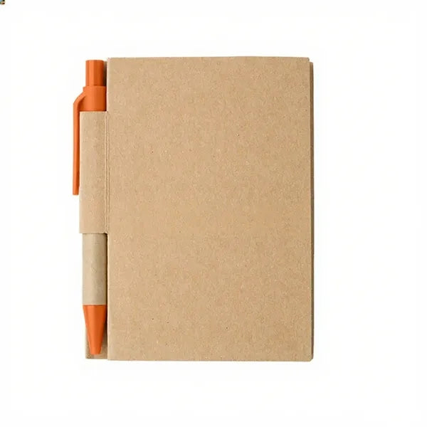 Kraft Paper Cover Notepad With Pen