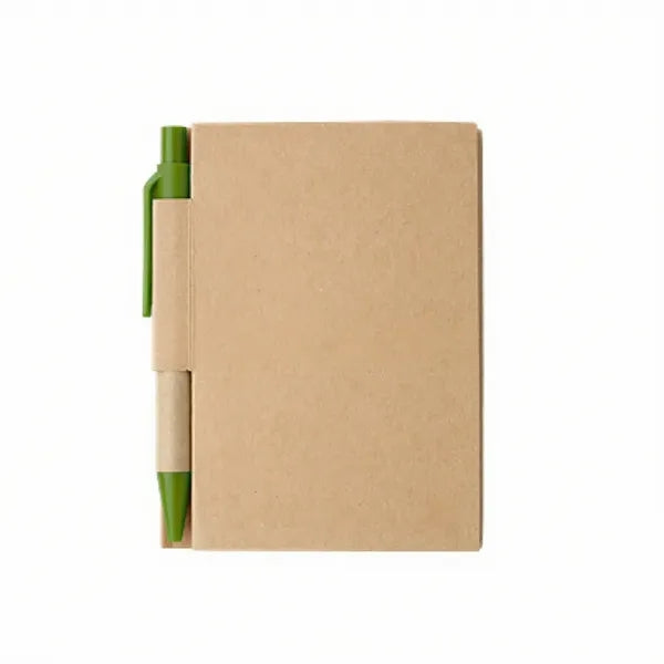 Kraft Paper Cover Notepad With Pen