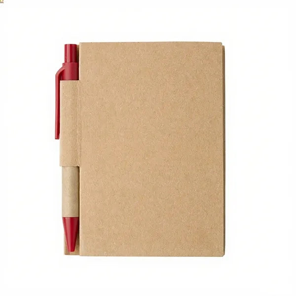 Kraft Paper Cover Notepad With Pen
