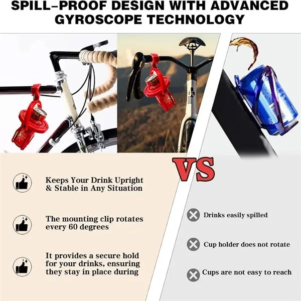 Gyroscopic Self-Leveling Cup Holder