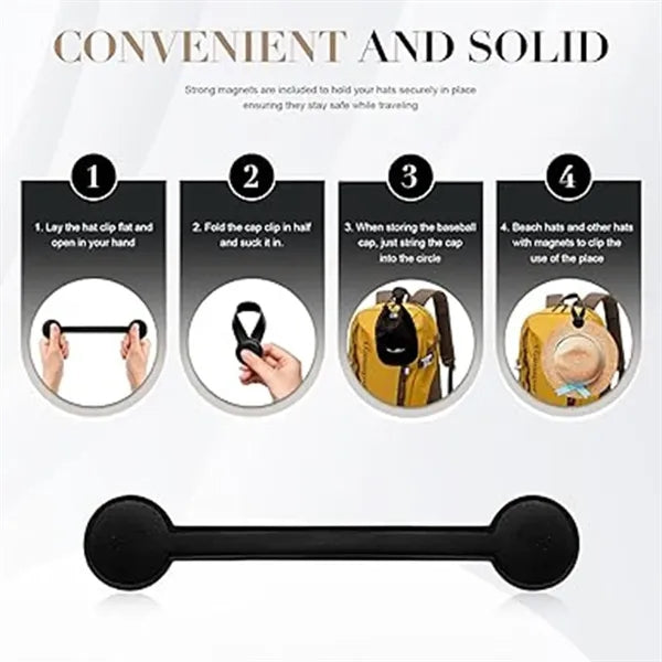 Magnetic Hat Clip For Travel On Bag,Fashionable Travel Acces