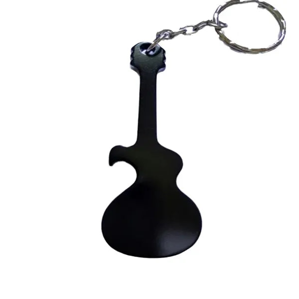 Guitar Bottle Opener with Keychain