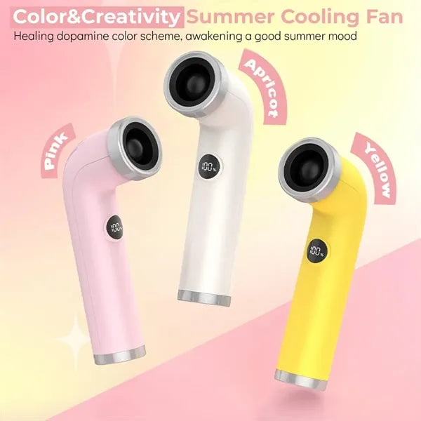 High-speed turbo cooling portable mini travel handheld fan