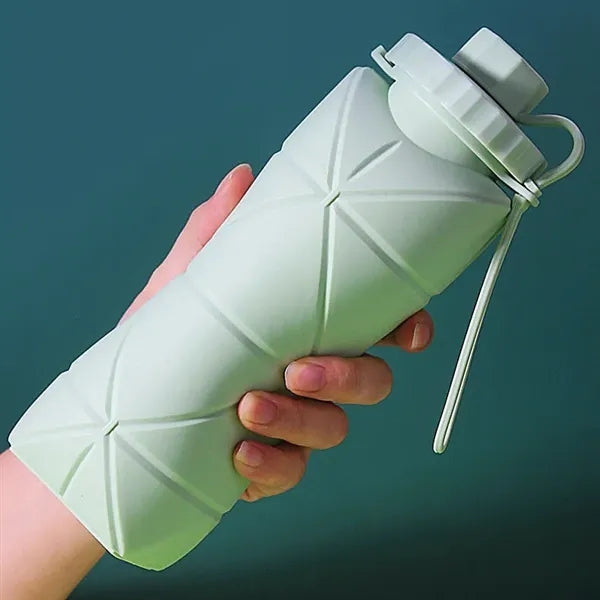 20Oz Silicone Foldable Water Bottle