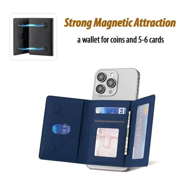 MagSafe Trifold Wallet for iPhone with Adjustable Stand