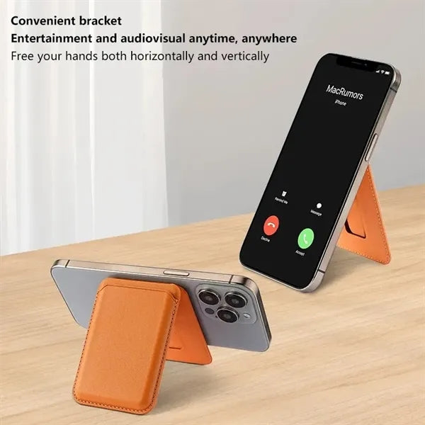 MagSafe Wallet for iPhone with Adjustable Stand