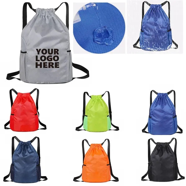 Waterproof Drawstring Sports Backpack