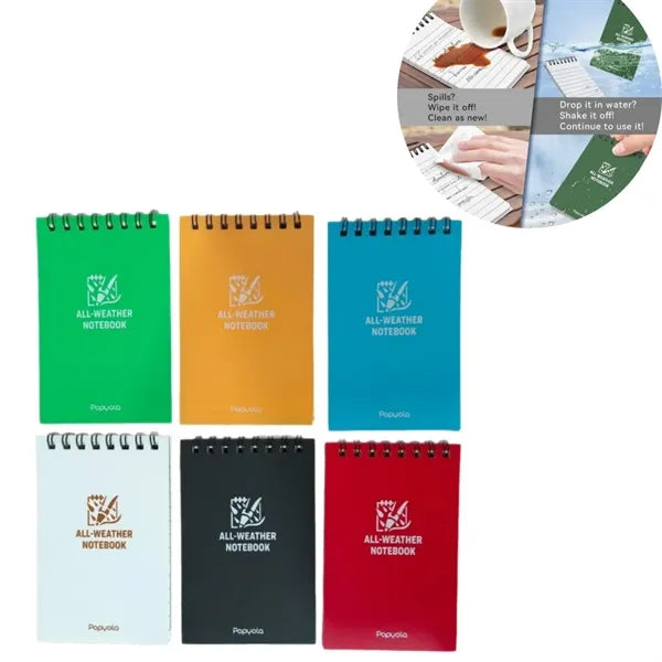 Pocket-Sized Waterproof Notebook
