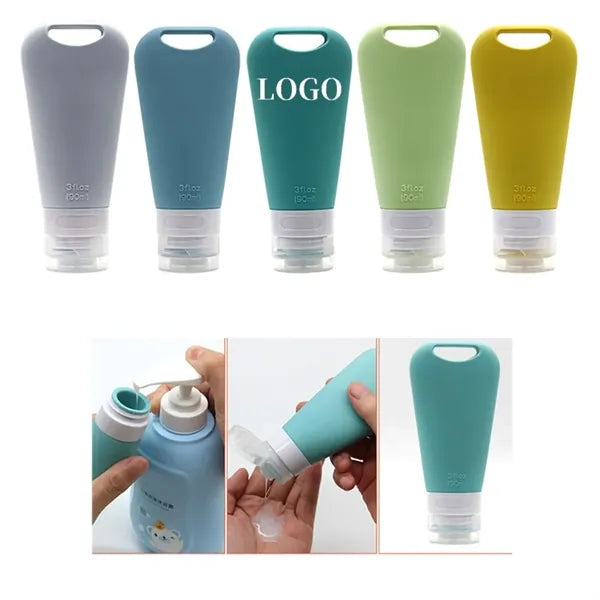 3 oz Silicone Travel Bottle