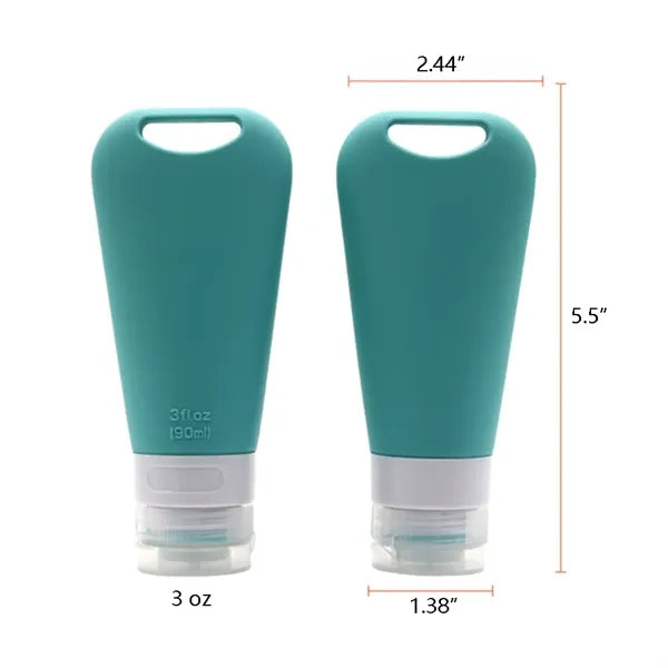 3 oz Silicone Travel Bottle