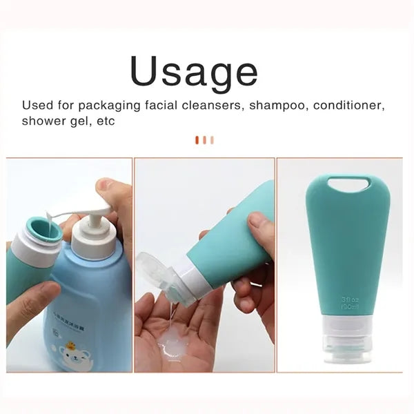3 oz Silicone Travel Bottle