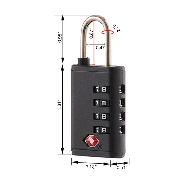 TSA Approved Luggage Locks