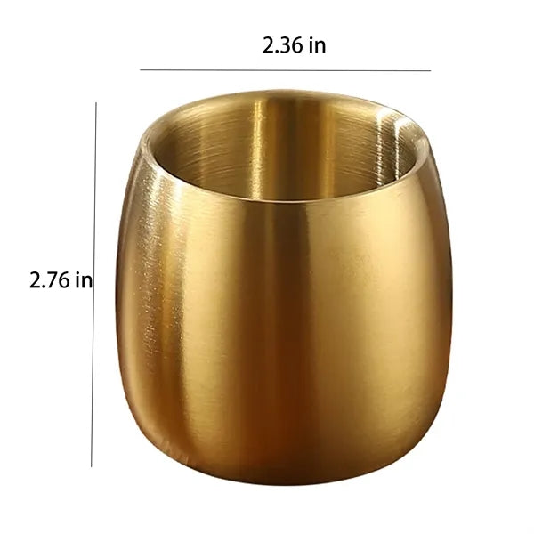 Stainless Steel Small Cup 5oz For Wine Tea Coffee Use