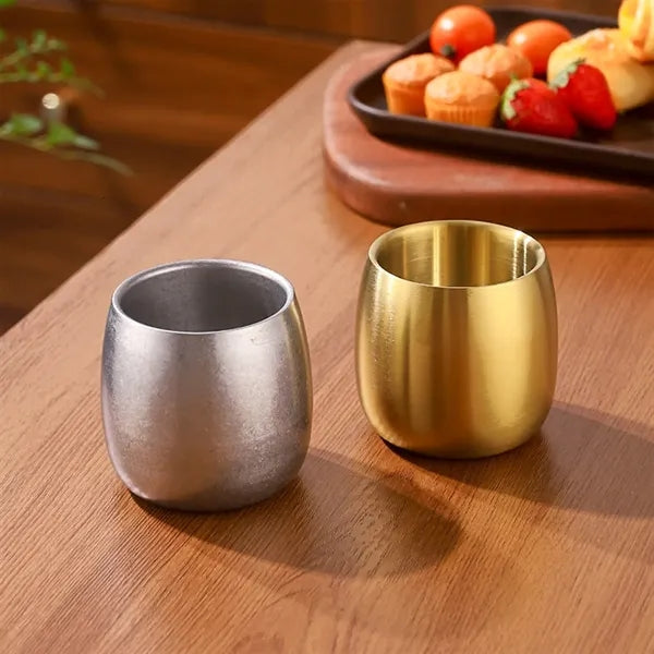 Stainless Steel Small Cup 5oz For Wine Tea Coffee Use