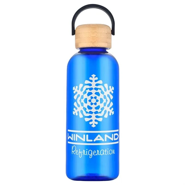 Sanzio 21 oz RPET Bottle with Bamboo Lid